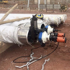 Inside rising pipe chamfering machine